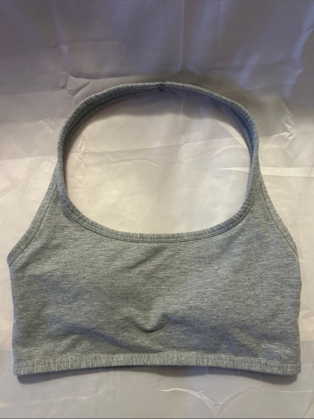 PINK Victoria's Secret Heather Gray Sport Bralette Medium